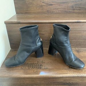 Tory Burch Black Sidney Booties